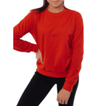 Dstreet Elegantna ženska majica LARA I rdeča by0980 XL