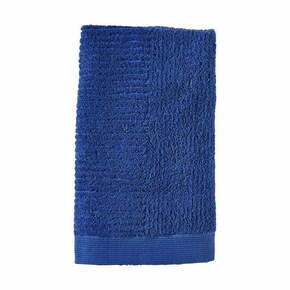 Modra bombažna brisača 50x100 cm Indigo – Zone