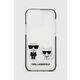 Karl Lagerfeld iphone 13 pro max 6,7" hardcase bel/white karl&amp;choupette