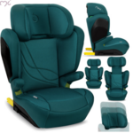Otroški avtosedež, ISOFIX, nastavljiva višina, mehko oblazinjenje, MoMi MEI, zelen