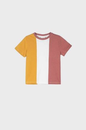 Otroška bombažna kratka majica Coccodrillo - pisana. Otroški kratka majica iz kolekcije Coccodrillo. Model izdelan iz tanke