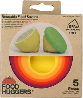 Food Huggers Set silikonskih pokrovčkov v jesenskih barvah - 1 Set