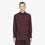 Srajca Y-3 Gradient 3 Stripes Nylon Overshirt UNISEX Night Red M