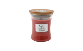 Woodwick Dišeča vaza za sveče Cimet Chai 275 g