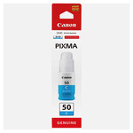 Kartuša Canon GI-50 C - Original - Barva na osnovi pigmenta - Cijan