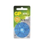 GP baterija za slušni aparat ZA675, 1.45 V, 6 kos, B35756