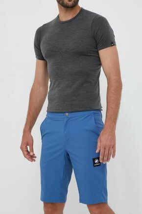Pohodne kratke hlače Mammut Massone Light - modra. Pohodne kratke hlače iz kolekcije Mammut. Model izdelan iz posebne kolekcije Wechterowicz Rafala za Medicine.
