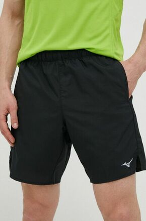 Kratke hlače za tek Mizuno Core 7.5 črna barva - črna. Kratke hlače za tek iz kolekcije Mizuno. Model izdelan iz hitrosušečega materiala.