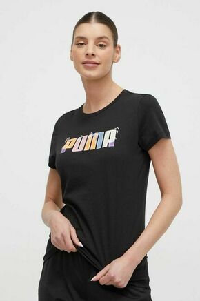 Bombažna kratka majica Puma ženski