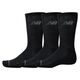 Nogavice New Balance Performance Basic Crew, 3 pari, črne (S (EU 35-38))