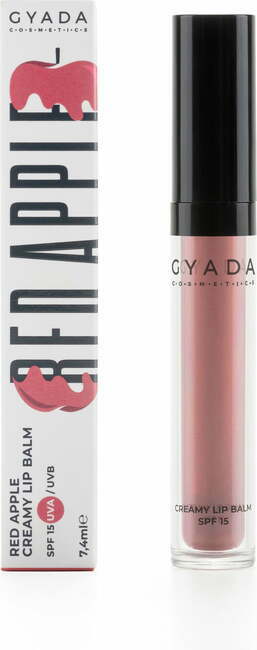 "Gyada Cosmetics Red Apple kremen balzam za ustnice z zaščitnim faktorjem 15 - 01 Pink Lady"