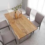 shumee Jedilna miza 180x90x76 cm trden akacijev les