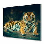 tulup.si Steklena podloga za rezanje Tiger cave 2x30x52 cm