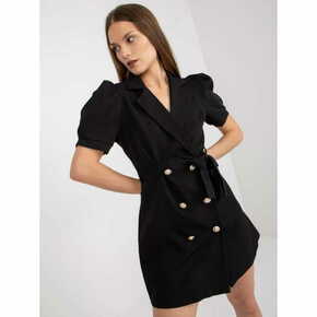 ITALY MODA Ženska mini koktajl obleka WREN črna DHJ-SK-A6311.39_388176 Univerzalni