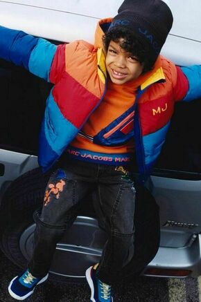 Otroški pulover Marc Jacobs oranžna barva