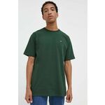 Bombažna kratka majica Vans zelena barva - zelena. Kratka majica iz kolekcije Vans, izdelana iz elastične pletenine. Model iz izjemno udobne bombažne tkanine.