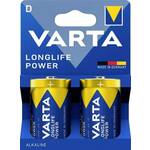 Nedis Alkalna baterija D 1,5 V z visoko energijo, 2 pretisna omota