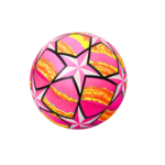 Gumena žoga Bright Stars 24 cm - roza