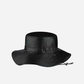 Dvostranski klobuk Kangol črna barva - črna. Klobuk iz kolekcije Kangol. Model s širokim robom