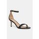 Lauren Ralph Lauren sandali z visoko peto usnjeni Allie M črna 802P10639001.001