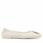 Balerinke Tory Burch Claire Ballet 147379 New Ivory/Silver/Gold 104