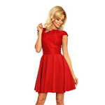 Numoco Ženska obleka 157-8, rdeča, XXL