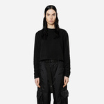 Pulover Rains Fleece W Sweatshirt ženski, črna barva - črna. Pulover iz kolekcije Rains, izdelan iz flis materiala. Model iz mehke in na otip prijetne tkanine.