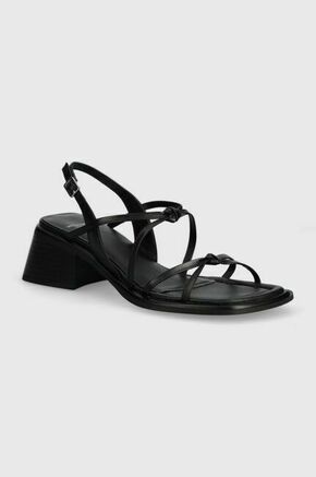 Usnjeni sandali Vagabond Shoemakers INES črna barva