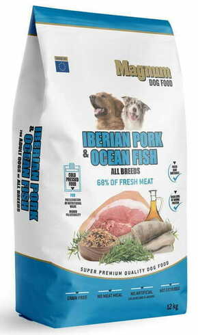 Magnum Iberian Pork &amp; Ocean Fish All Breed pasja hrana za vse pasme