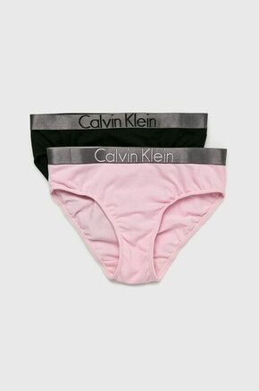 Calvin Klein Underwear otroške spodnjice 104-176 cm (2-pack) - črna. Otroške spodnjice iz kolekcije Calvin Klein Underwear. Model iz elastična tkanina. Vključena sta dva para