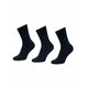 Tommy Hilfiger Set 3 parov ženskih visokih nogavic 701220262 Mornarsko modra