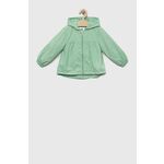 Otroška jakna zippy zelena barva - zelena. Otroški jakna iz kolekcije zippy. Nepodložen model, izdelan iz gladkega materiala.