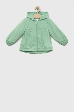 Otroška jakna zippy zelena barva - zelena. Otroški jakna iz kolekcije zippy. Nepodložen model