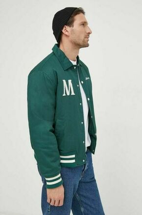 Bombažna jakna Mercer Amsterdam zelena barva - zelena. Jakna iz kolekcije Mercer Amsterdam. Delno podložen model