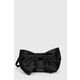 Torbica Love Moschino črna barva - črna. Majhna torbica iz kolekcije Love Moschino. Model na zapenjanje, izdelan iz tekstilnega materiala.