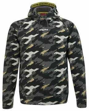 CCM Team Fleece Pullover Hoodie Camouflage XS Hokejski pulover