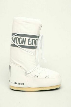 Moon Boot snežke Nylon - bela. Snežke iz kolekcije Moon Boot. Model izdelan iz kombinacije tekstilnega in sintetičnega materiala.