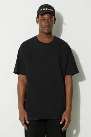 Bombažna kratka majica KSUBI črna barva - črna. Kratka majica iz kolekcije KSUBI