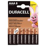Duracell Basic AAA alkalna svinčna baterija, 8 kosov