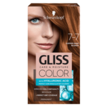 Schwarzkopf Gliss Color Care &amp; Moisture barva za lase, 7-7 Copper Dark Blonde