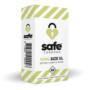 SAFE King Size XL - zelo velik kondom (10 kosov)