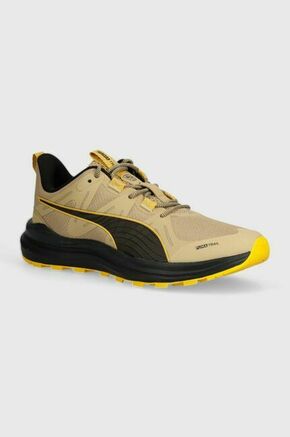 Tekaški čevlji Puma Reflect Lite Trail rjava barva
