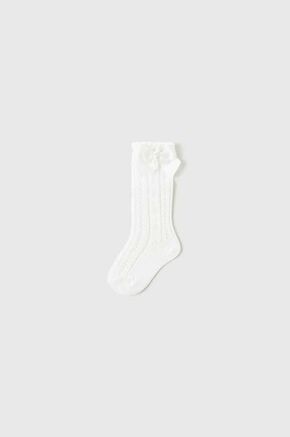 Otroške nogavice Mayoral bela barva - bela. Otroški Nogavice iz kolekcije Mayoral. Model izdelan iz elastičnega materiala.