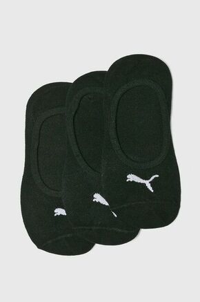 Puma stopalke (3-pack) - črna. Stopalke iz kolekcije Puma. Model izdelan iz elastičnega materiala. V kompletu so trije pari.