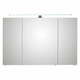 Bela stenska kopalniška omarica z ogledalom 110x70 cm Set 360 - Pelipal