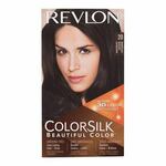 Revlon Colorsilk Beautiful Color odtenek 20 Brown Black darilni set barva za lase Colorsilk Beautiful Color 59,1 ml + razvijalec barve 59,1 ml + balzam 11,8 ml + rokavice