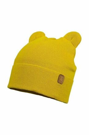 Otroška bombažna kapa Jamiks TOMAR rumena barva - rumena. Otroška kapa iz kolekcije Jamiks. Model izdelan iz bombažne pletenine.
