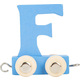 Leseni vlak barvna črka abecede F