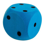 Androni Mehka kocka - velikost 16 cm, modra