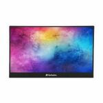 Verbatim PMT-15 monitor, IPS, 15.6", 16:9, 1920x1080/3840x2160, 60Hz, USB-C, HDMI, Display port, USB, Touchscreen